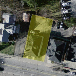 855 Beacon St, Newton MA 02459-1822 aerial view