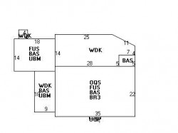 32 Bemis St, Newton MA  02460-1103 floor plan