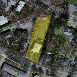 53 Wyman St, Newton MA 02468-1516 aerial view