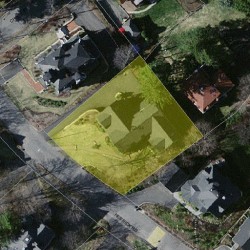 92 Herrick Rd, Newton MA 02459-2221 aerial view