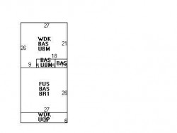 14 Mague Pl, Newton MA  02465-1528 floor plan