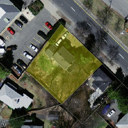 1736 Commonwealth Ave, Newton MA  02465-2823 aerial view