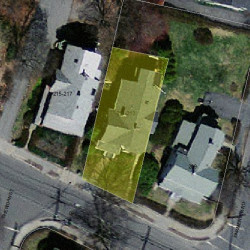 213 Derby St, Newton MA 02465-1005 aerial view