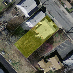 179 Chapel St, Newton MA 02458-1307 aerial view