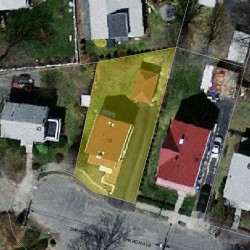 39 Sharon Ave, Newton MA 02466-2522 aerial view