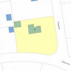 65 Sylvan Ave, Newton MA 02465-3025 plot plan