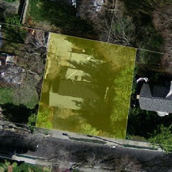 25 Clements Rd, Newton MA  02458-2617 aerial view