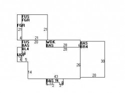442 Chestnut St, Newton MA 02468-1006 floor plan