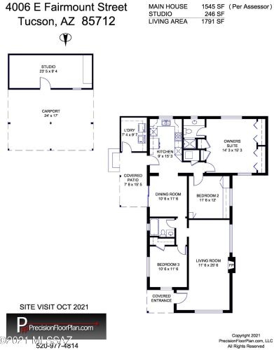 4006 Fairmount St, Tucson AZ 85712-3926 exterior