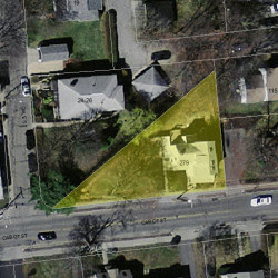 279 Cabot St, Newton MA 02460-2269 aerial view