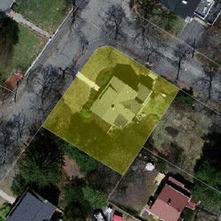 348 Central St, Newton MA  02466-2205 aerial view