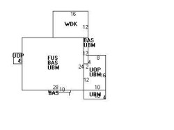 747 Watertown St, Newton MA 02460-1346 floor plan