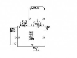 370 Dedham St, Newton MA 02459-2928 floor plan