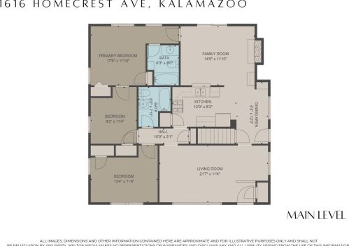 1616 Homecrest Ave, Kalamazoo MI  49001-4352 exterior