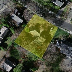 86 Clements Rd, Newton MA  02458-2618 aerial view
