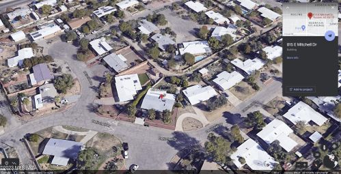 815 Mitchell Dr, Tucson AZ  85719-2905 exterior
