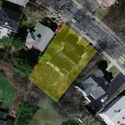 33 Clark St, Newton MA  02459-2425 aerial view