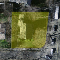 1019 Centre St, Newton MA 02459-1621 aerial view