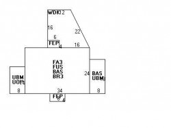 77 Larchmont Ave, Newton MA 02468-2032 floor plan