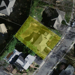 29 Dorcar Rd, Newton MA 02459 aerial view