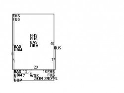 103 Floral St, Newton MA 02461-1543 floor plan