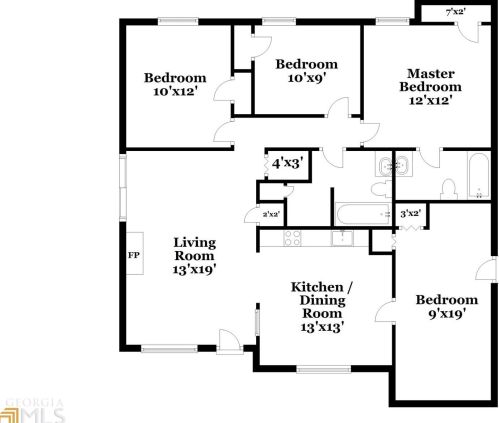 6282 Creekford Dr, Lithonia GA  30058-7913 exterior