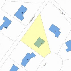 98 Osborne Path, Newton MA 02459-3543 plot plan