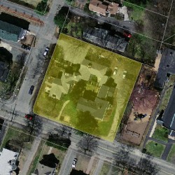 175 Auburn St, Newton MA 02466-2411 aerial view