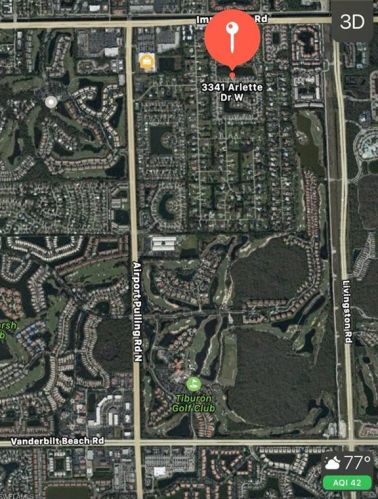 3341 Arlette Dr, Naples FL 34109-1512 exterior