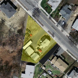 262 River St, Newton MA 02465-1436 aerial view