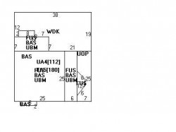 153 Cypress St, Newton MA 02459-2225 floor plan