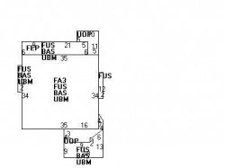 161 Homer St, Newton MA  02459-1515 floor plan