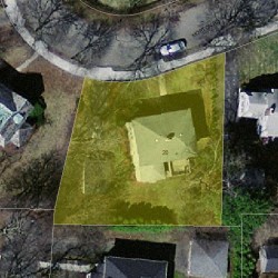 20 Morton Rd, Newton MA 02459-1044 aerial view