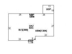 192 Cotton St, Newton MA 02458-2642 floor plan
