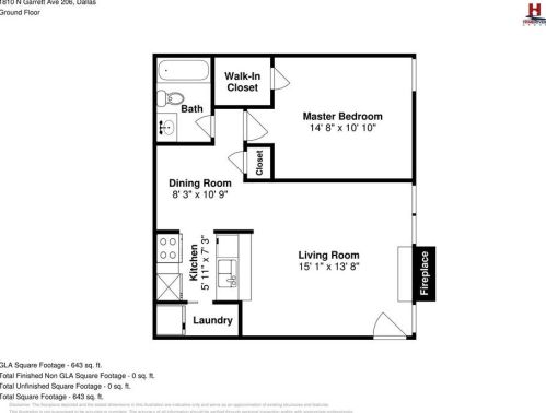 1810 Garrett Ave, Dallas TX  75206-7551 exterior