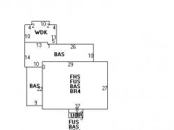 40 Morton Rd, Newton MA  02459-1044 floor plan