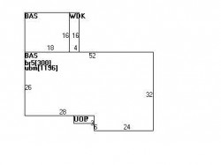 84 Adeline Rd, Newton MA  02459-2705 floor plan