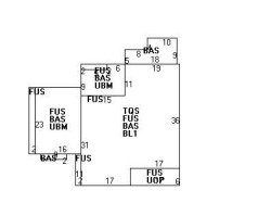 17 Prince St, Newton MA  02465-2608 floor plan