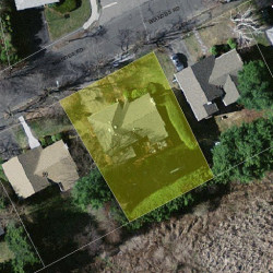 107 Brandeis Rd, Newton MA  02459-2707 aerial view