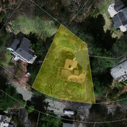40 Ridge Rd, Newton MA 02468-1819 aerial view