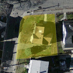 56 Boyd St, Newton MA  02458-1602 aerial view