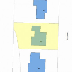 93 Oxford Rd, Newton MA 02459-2408 plot plan