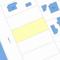32 Chapel St, Newton MA 02458-1011 plot plan