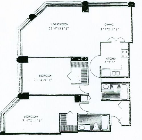 405 Wabash Ave, Chicago IL  60605-1208 exterior