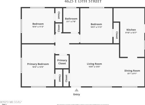 4625 13 St, Tucson AZ 85719-6109 exterior