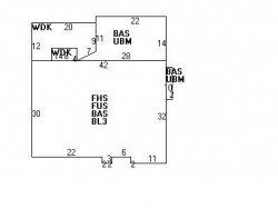 62 Alderwood Rd, Newton MA 02459-1249 floor plan