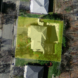 112 Cynthia Rd, Newton MA 02459-2864 aerial view