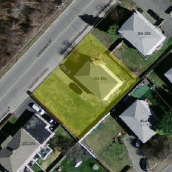 264 Lagrange St, Boston MA  02132-3430 aerial view