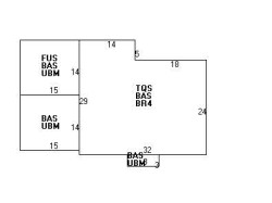 11 Cumberland Rd, Newton MA 02465-1801 floor plan