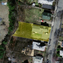 21 Crescent St, Newton MA 02465-2007 aerial view